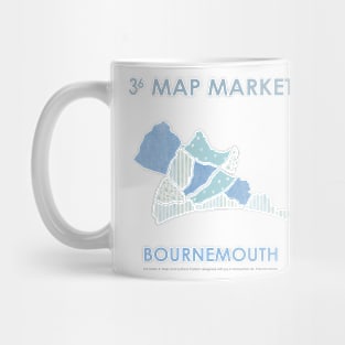 Bournemouth Map - Pocket Size Mug